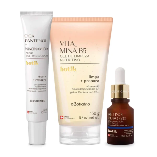 Combo Botik: Serum Facial Retinol 15 Ml +Crema Multireparadora Cica Pa Oboticario Colombia - Image 2