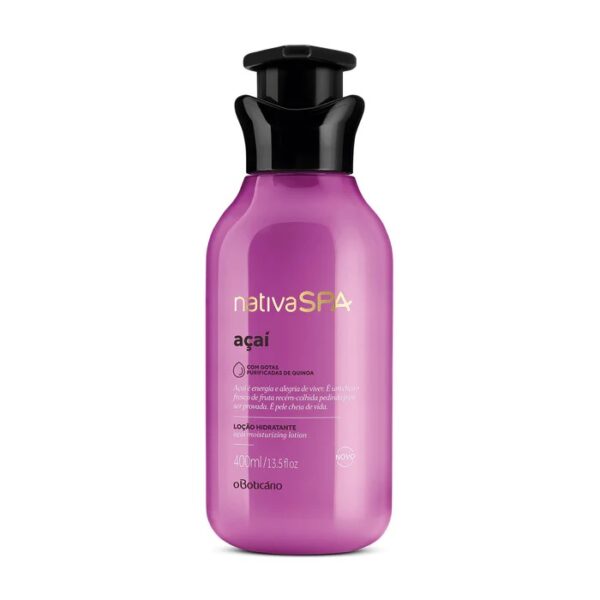 Loción Hidratante Acai 400Ml Nativa Spa  Oboticario Colombia