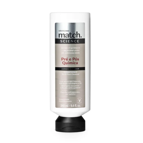 Acondicionador para el cabello dañado science pre pos quimica 280ml Match