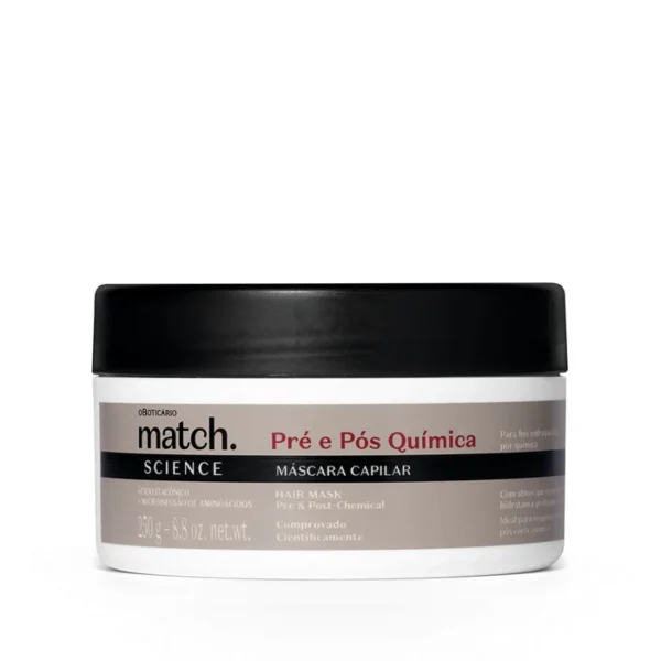 Mascarilla Capilar science Pre POS QUIMICA 250g MATCH